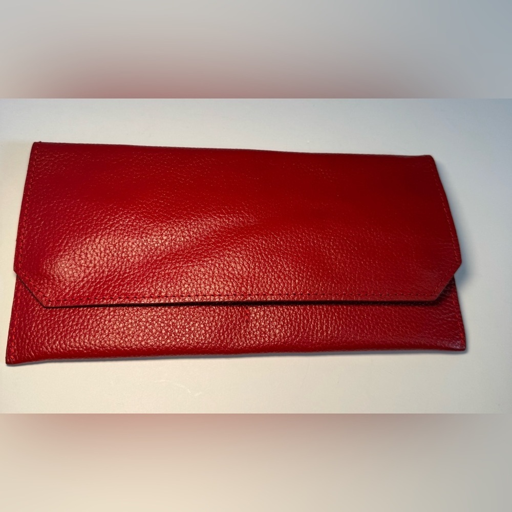 Our Tribe Red Leather Wallet